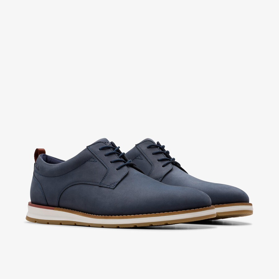 lapford lace - granatowy nubuk