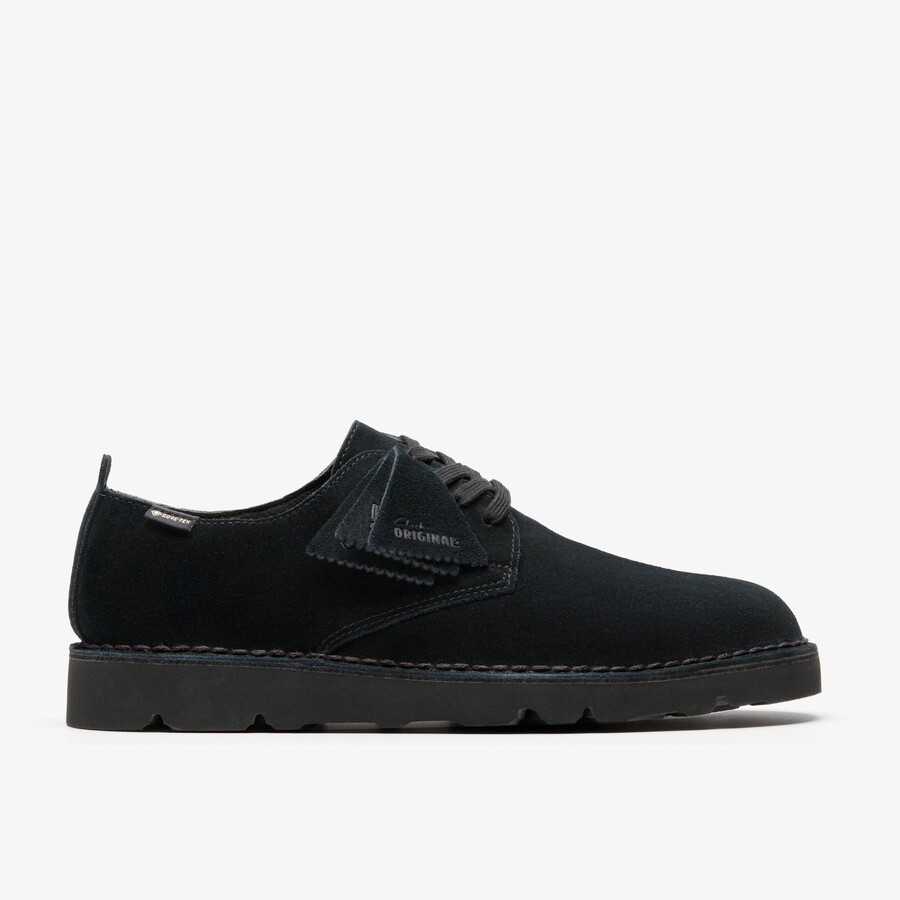 desert london gore-tex - czarny zamsz