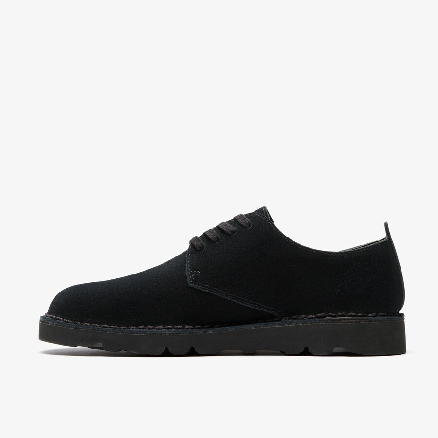 desert london gore-tex - czarny zamsz