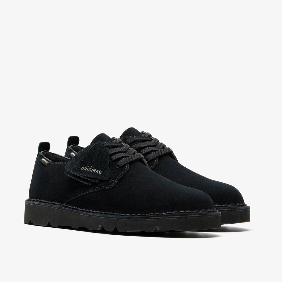 desert london gore-tex - czarny zamsz