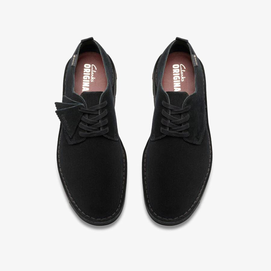 desert london gore-tex - czarny zamsz