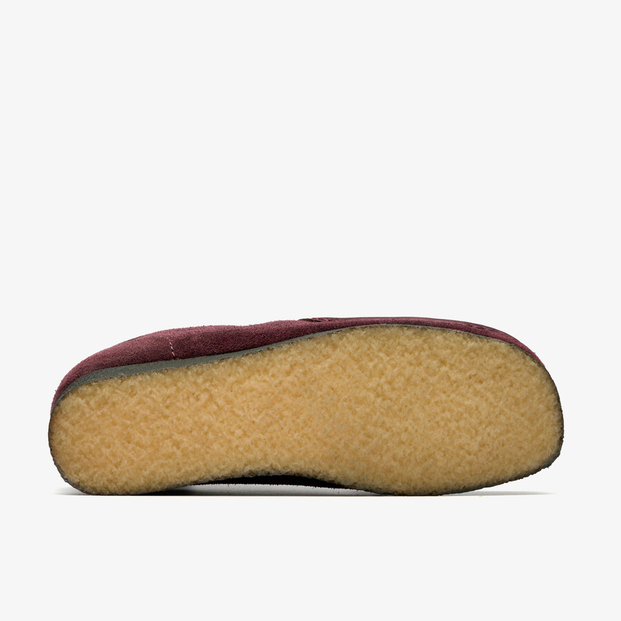 buty wallabee – zamsz w kolorze fioletowego winogrona