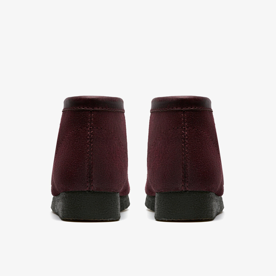 buty wallabee – zamsz w kolorze fioletowego winogrona
