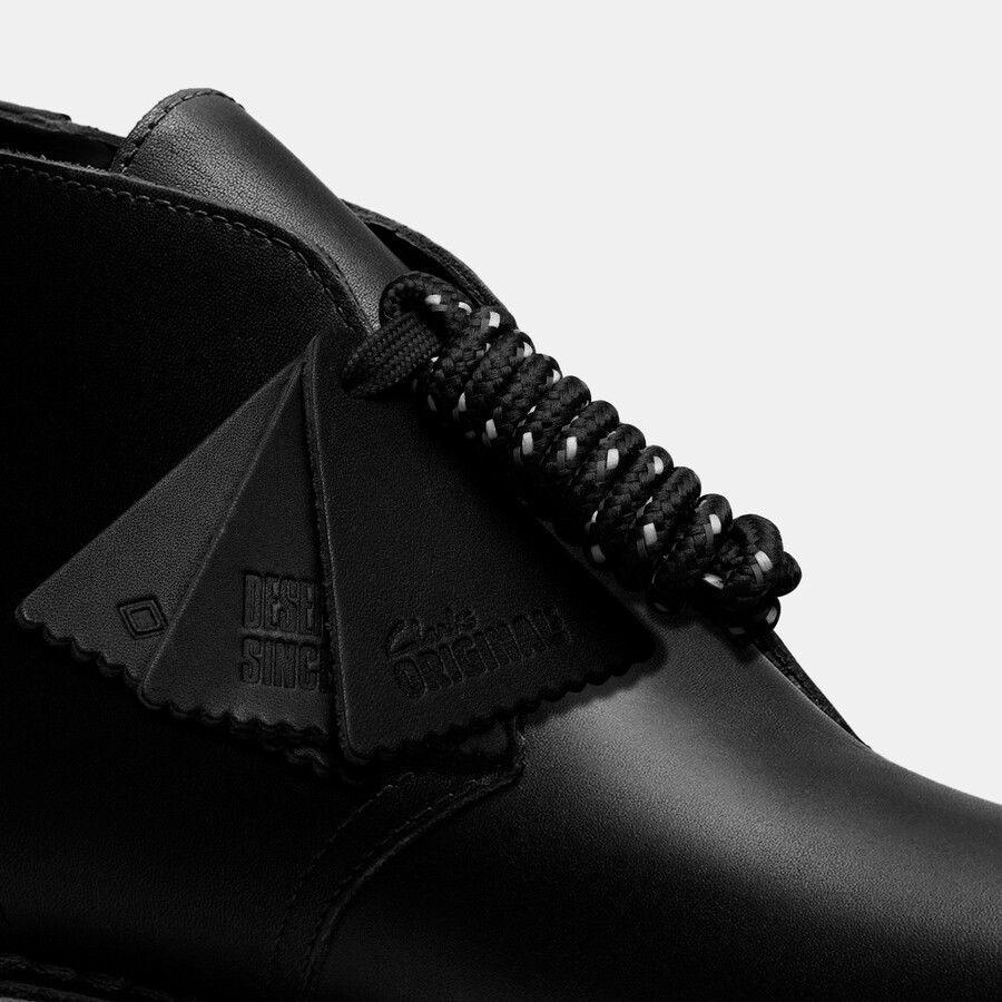 buty pustynne gore-tex - czarna skóra