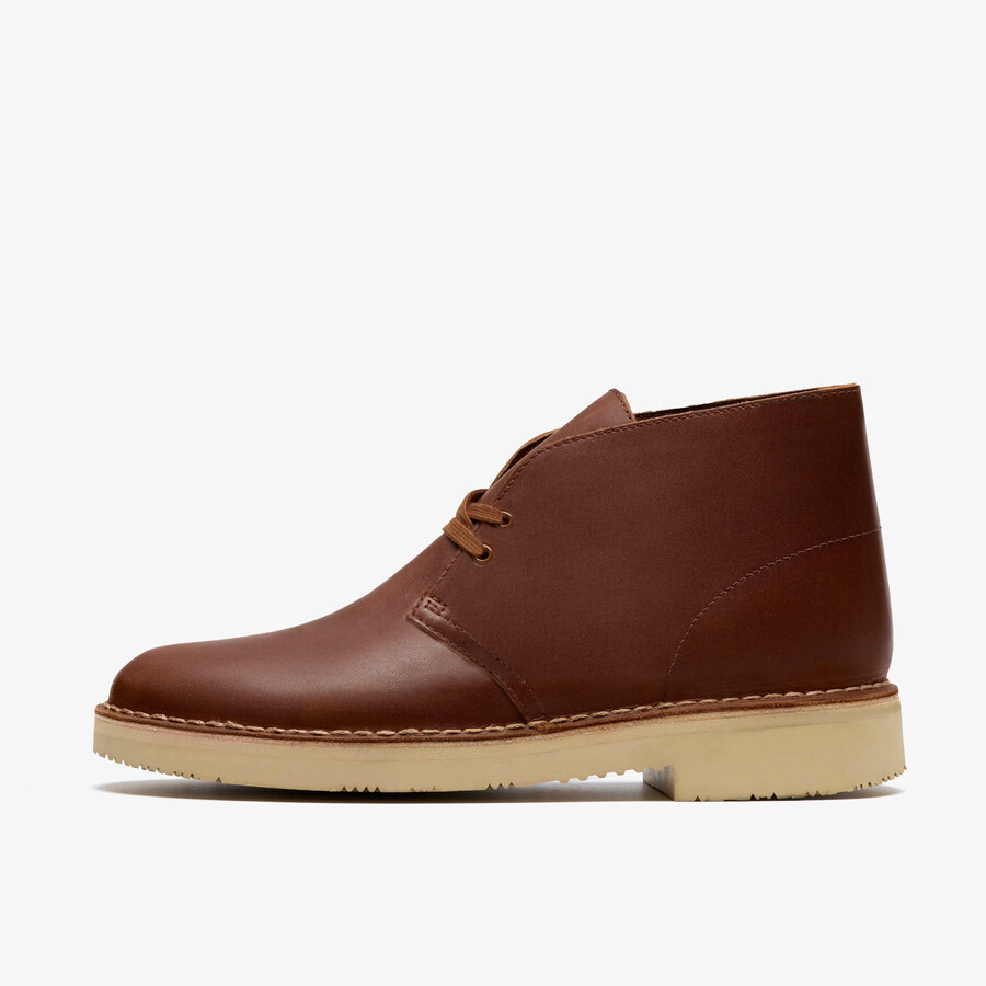 buty pustynne gore-tex - brązowa skóra