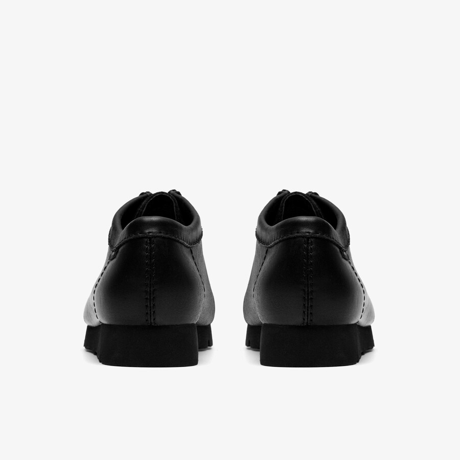 wallabee gore-tex - czarnyczarna skóra