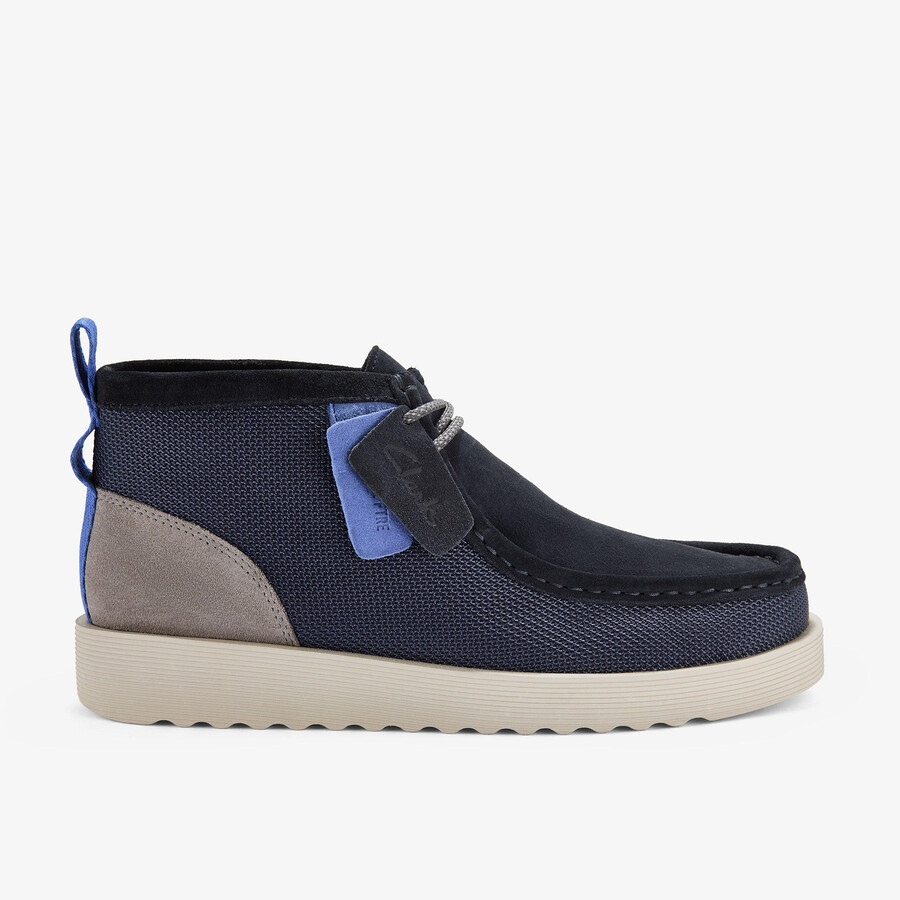 buty wallabee ftr2 – kombinacja granatowa