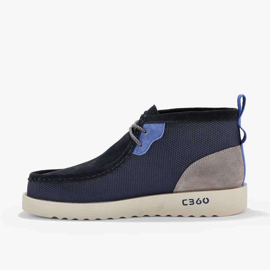 buty wallabee ftr2 – kombinacja granatowa