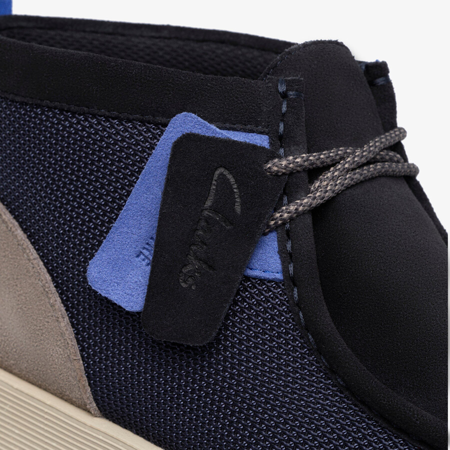buty wallabee ftr2 – kombinacja granatowa