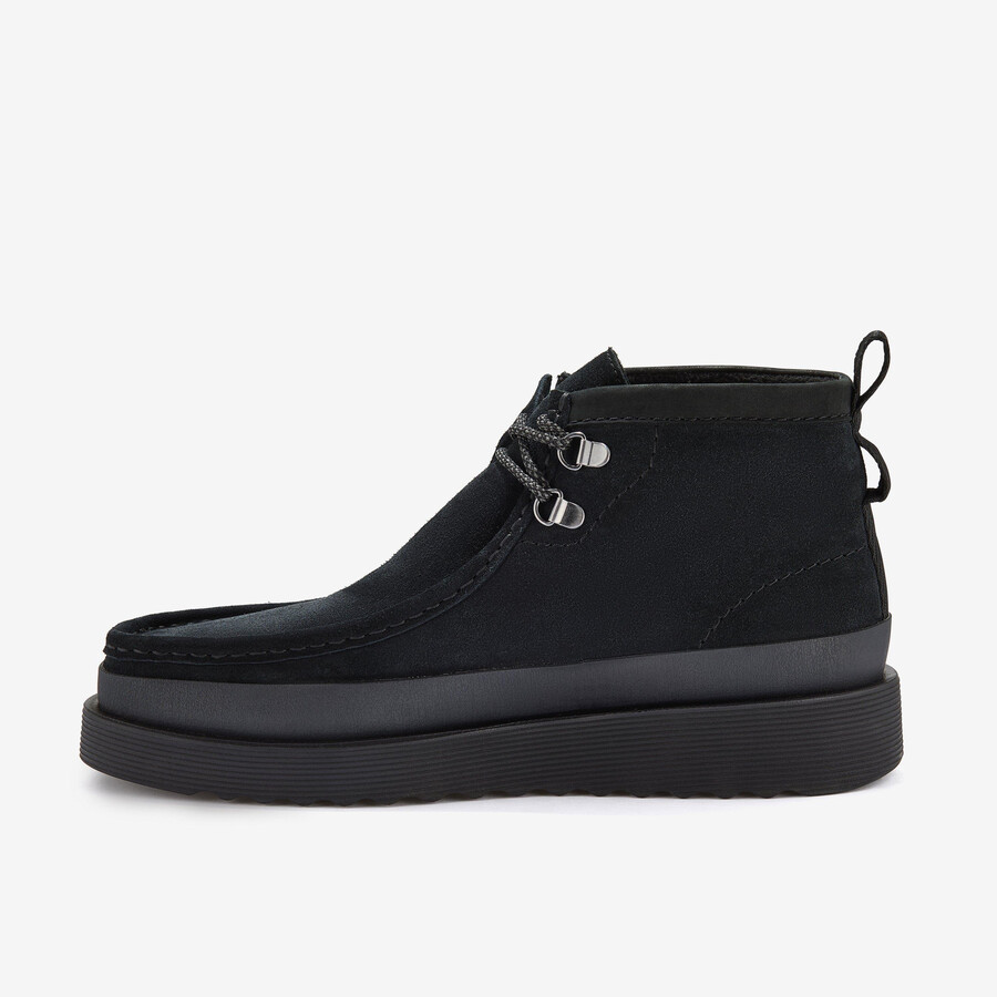 wallabee ftr2 hi - czarny zamsz