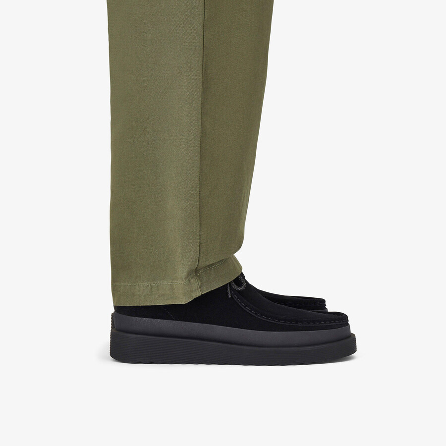 wallabee ftr2 hi - czarny zamsz