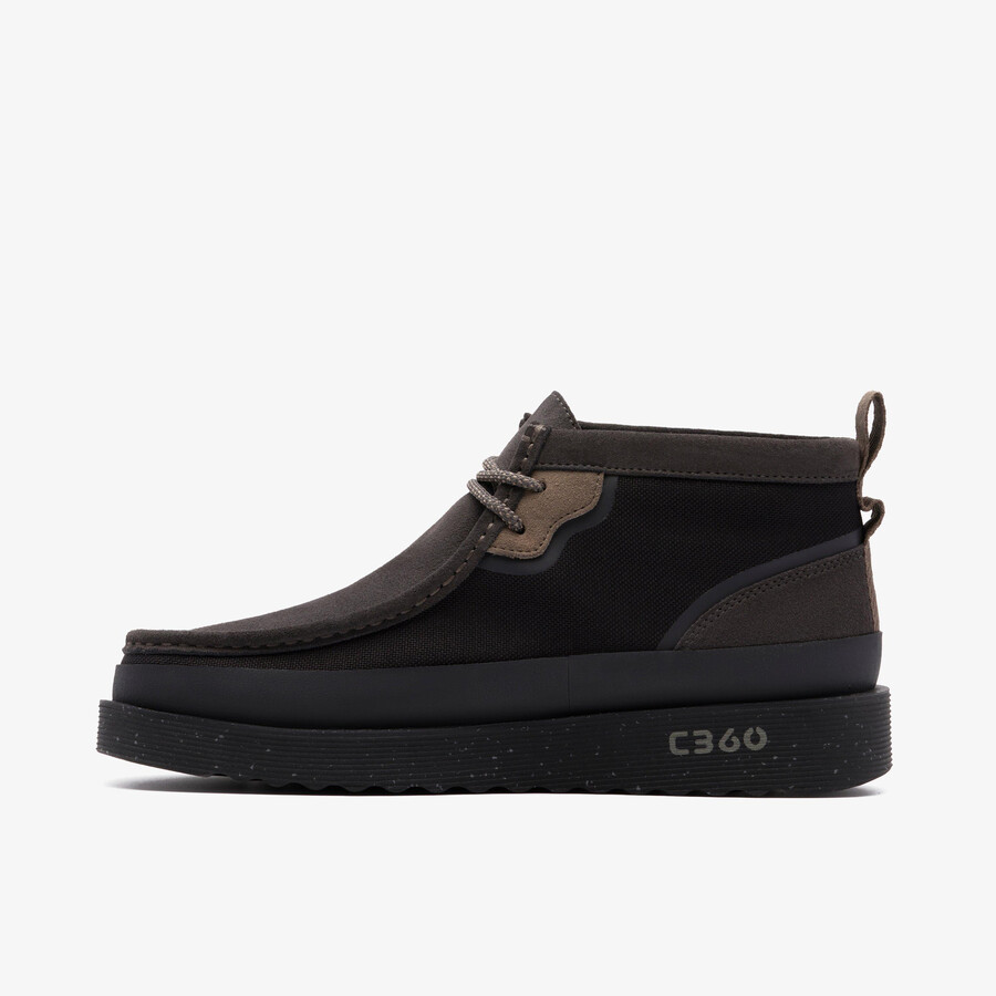 wallabee ftr gore-tex - czarna kombinacja