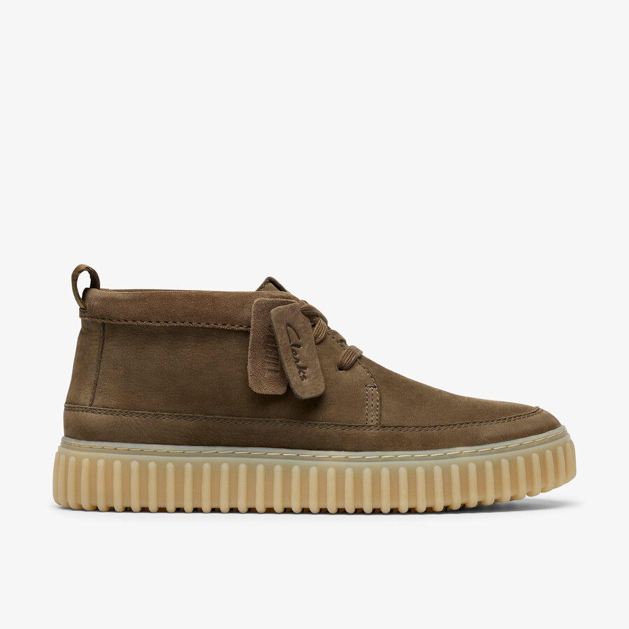 torhill lace hi - nubuk khaki
