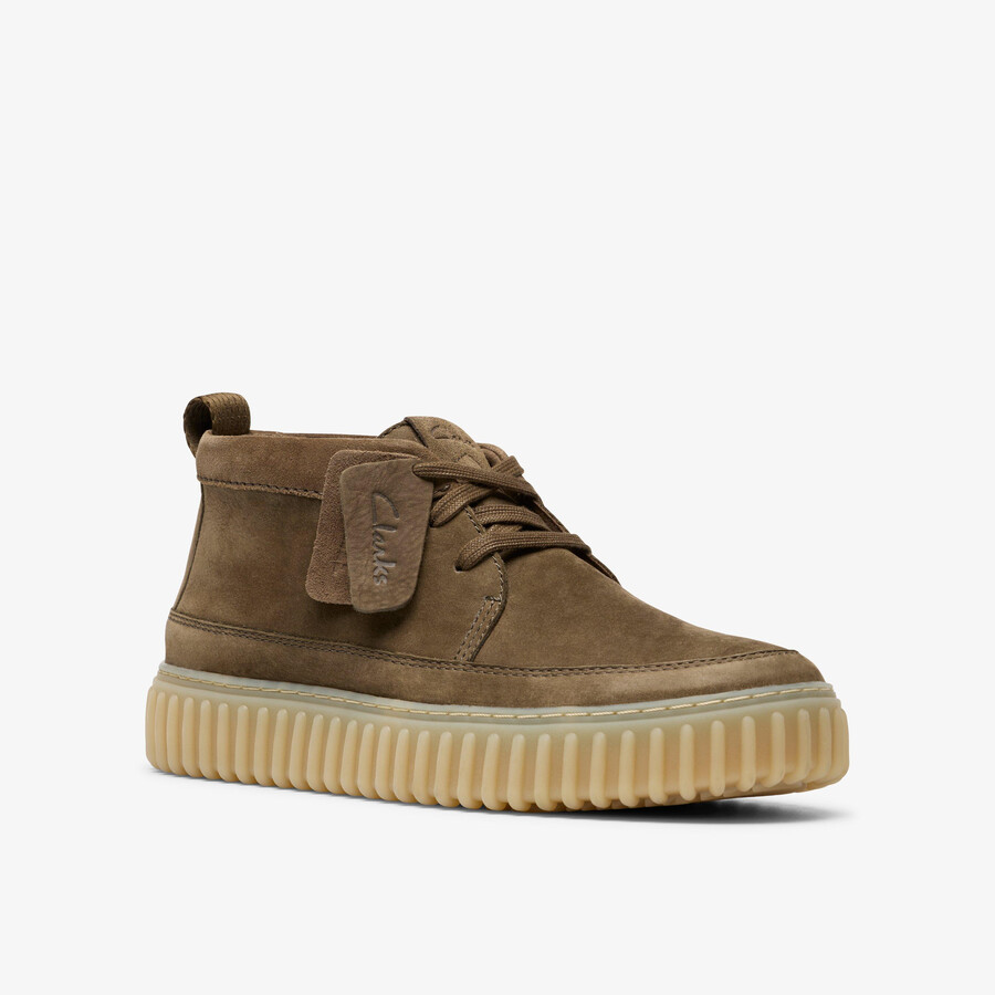 torhill lace hi - nubuk khaki