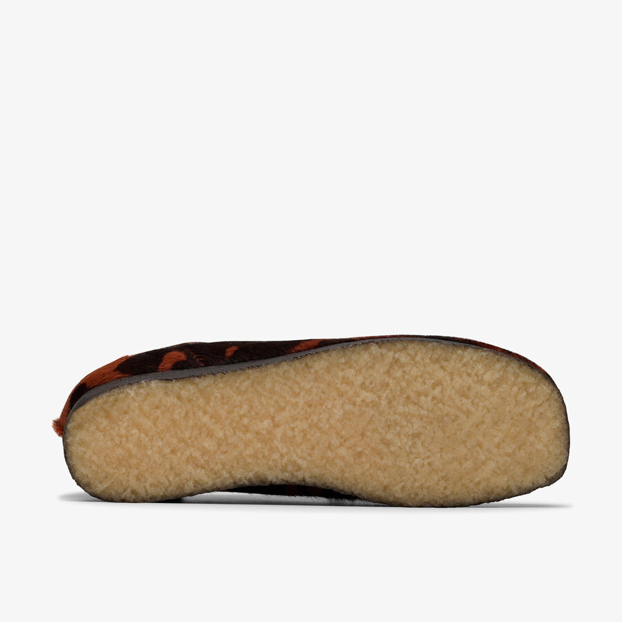 wallabee - brązowy nadruk krowy
