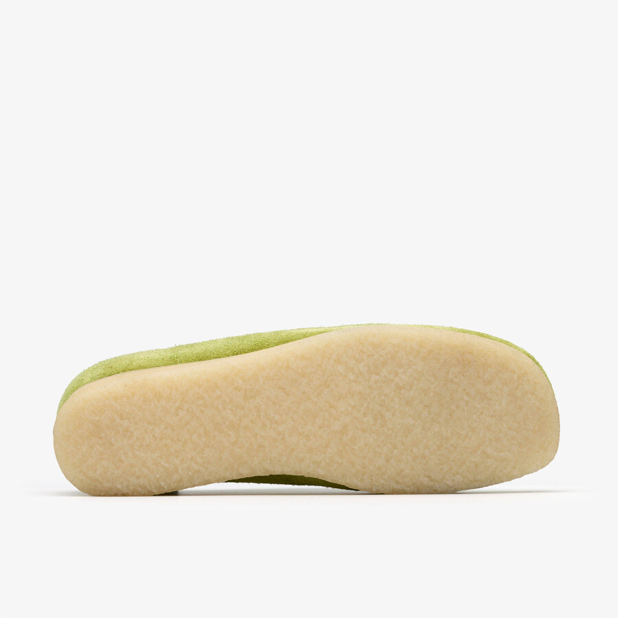 wallabee - zamsz limonkowy
