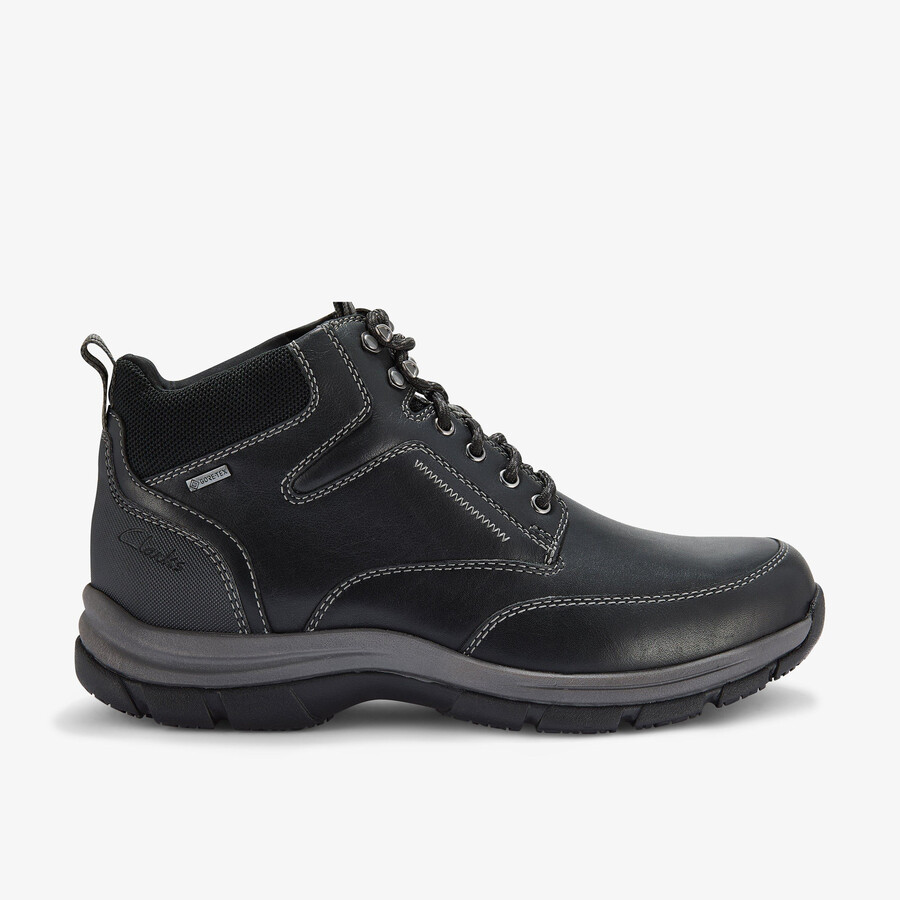 spypath hi gore-tex - czarna skóra