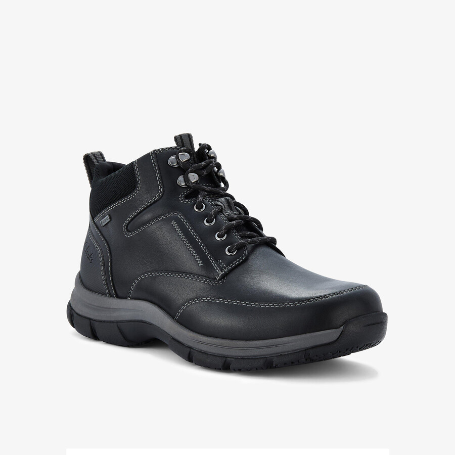 spypath hi gore-tex - czarna skóra