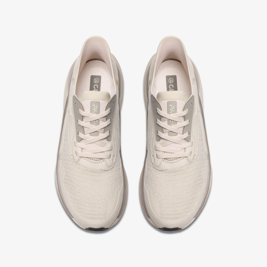 clarks pace - off white combination