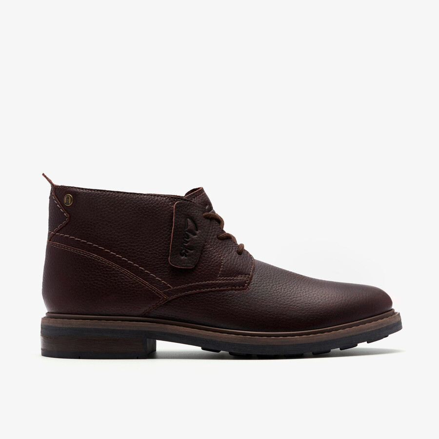 newford mid waterproof - brązowa skóra z ciepłą podszewką