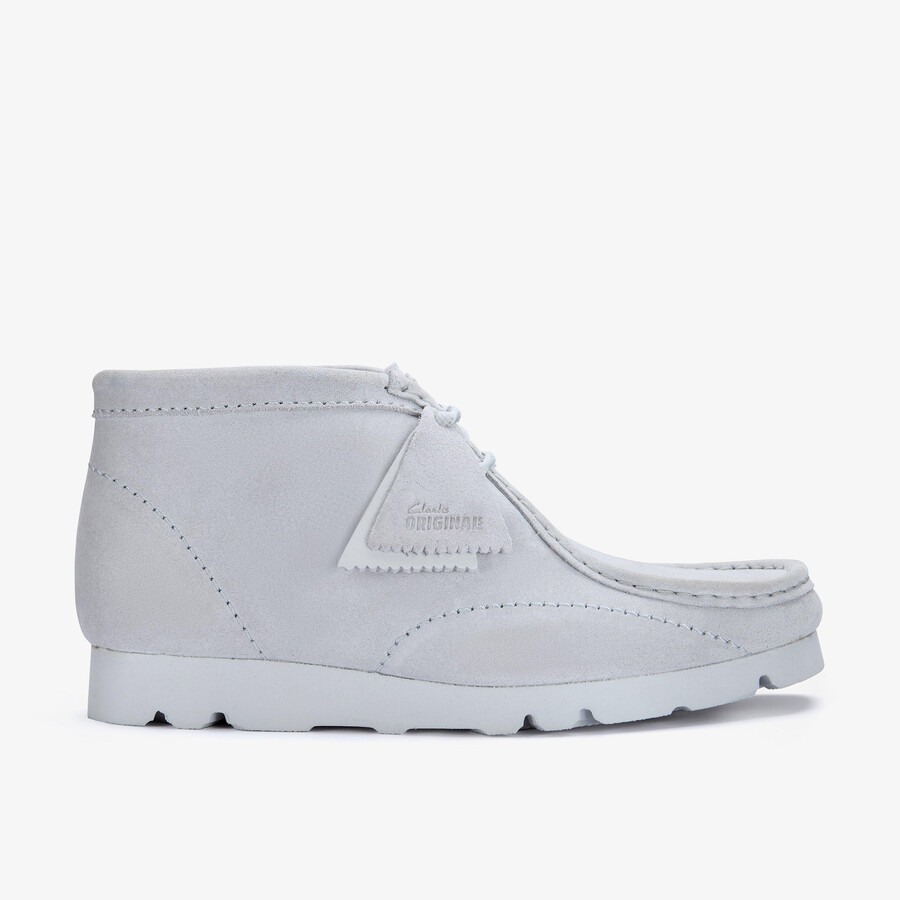 buty wallabee paf - szaro-niebieskie