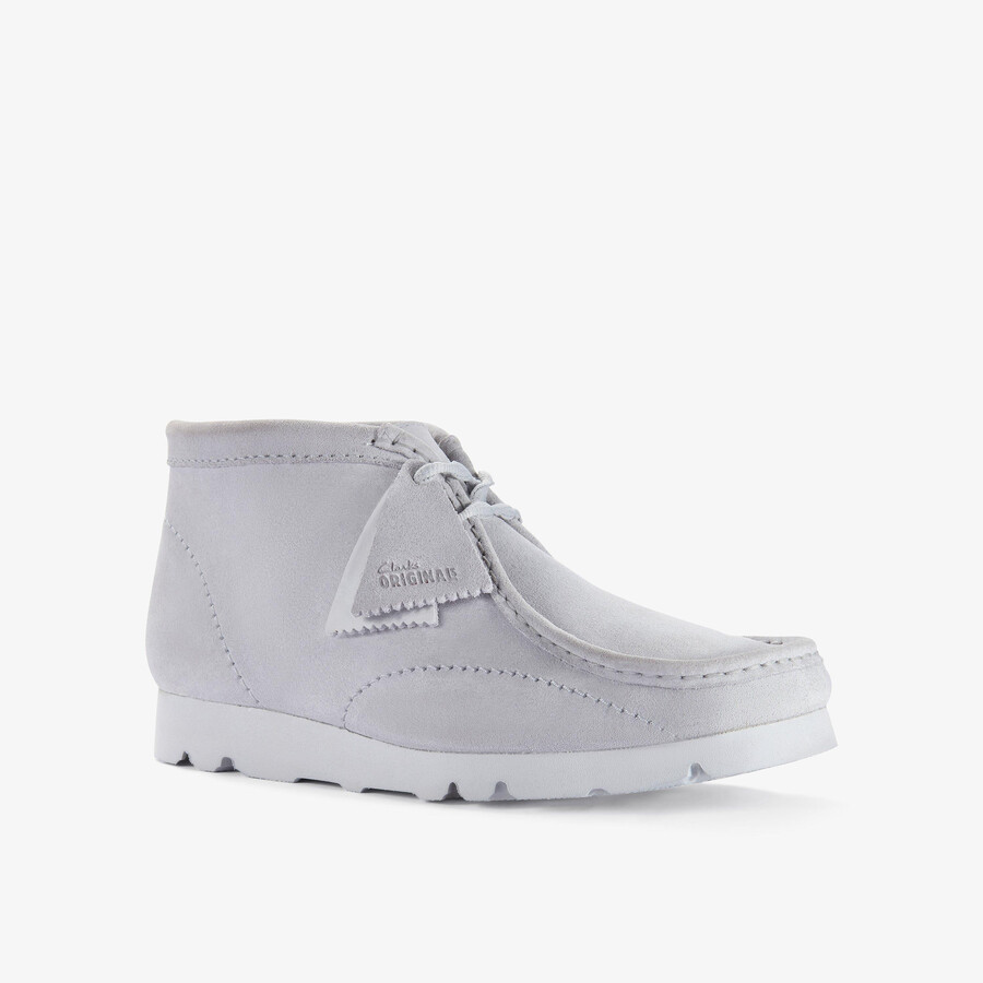 buty wallabee paf - szaro-niebieskie