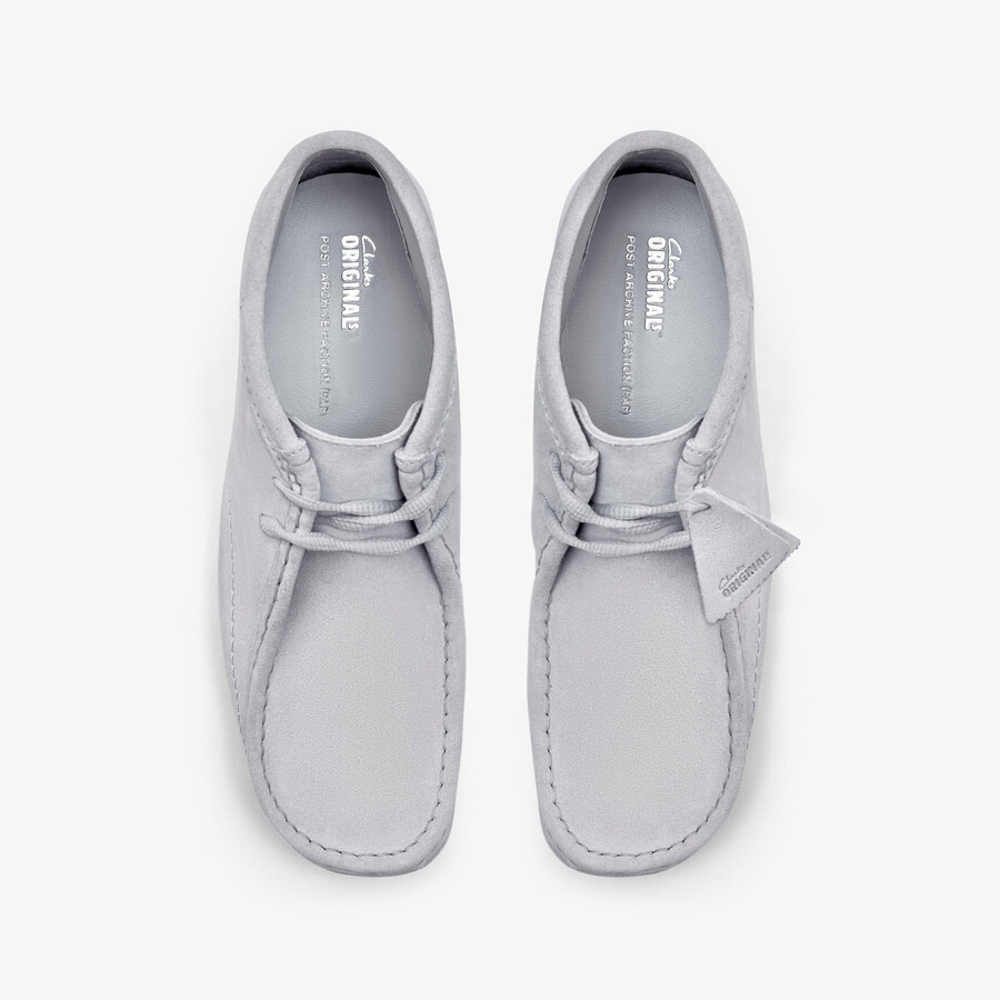 buty wallabee paf - szaro-niebieskie