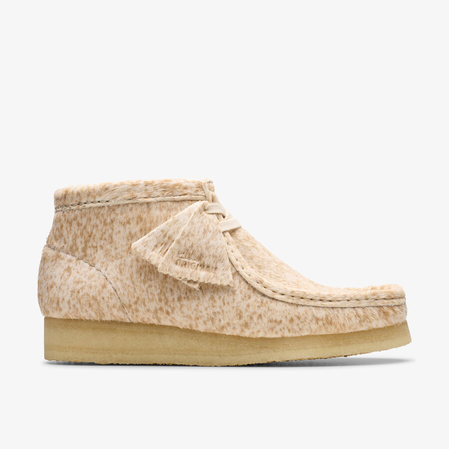 buty wallabee - z nakrapianymi włosami