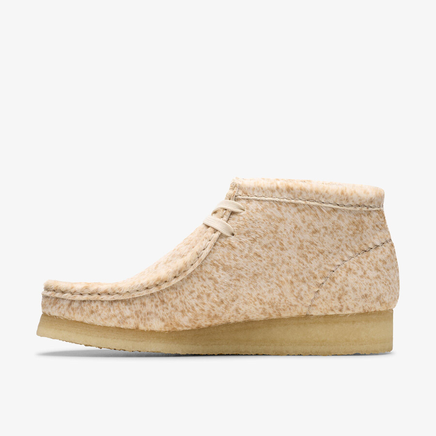 buty wallabee - z nakrapianymi włosami