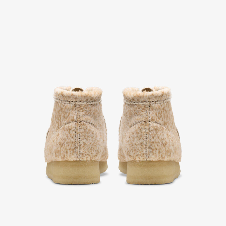 buty wallabee - z nakrapianymi włosami