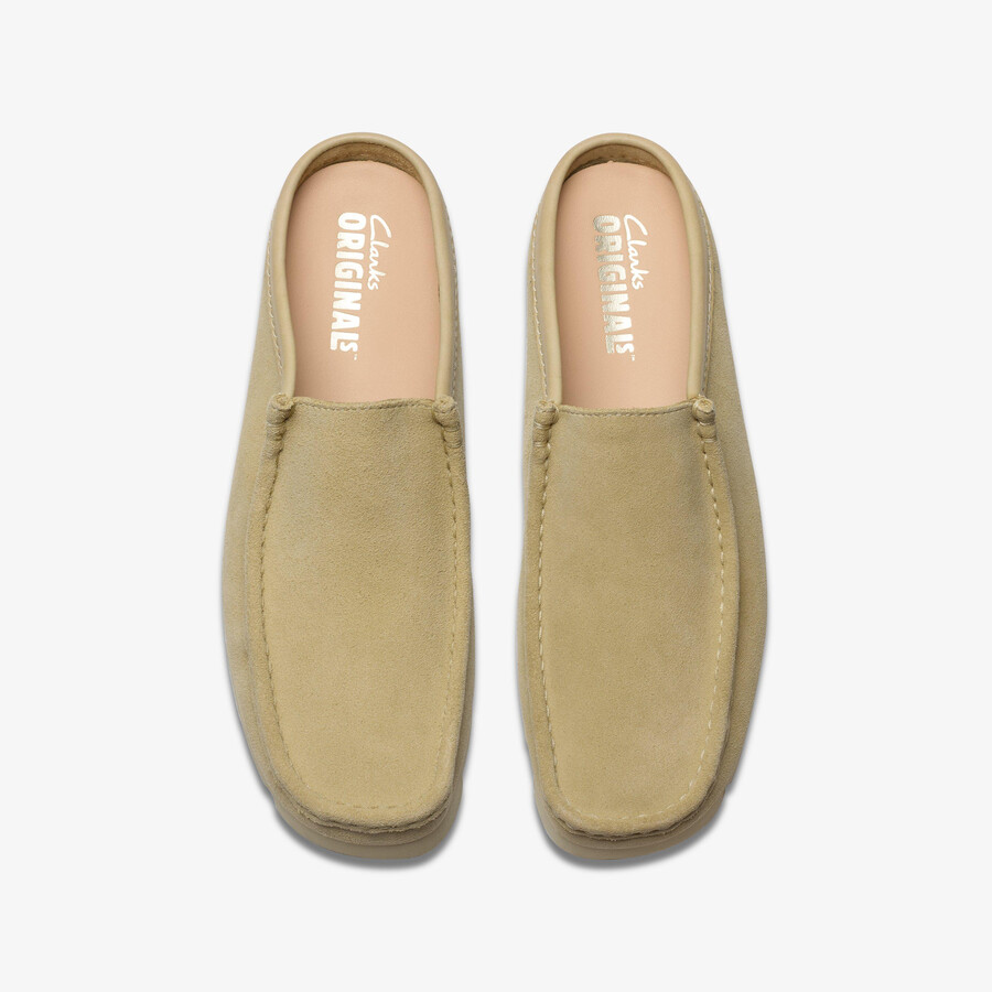 wallabee slip - zamsz klonowy