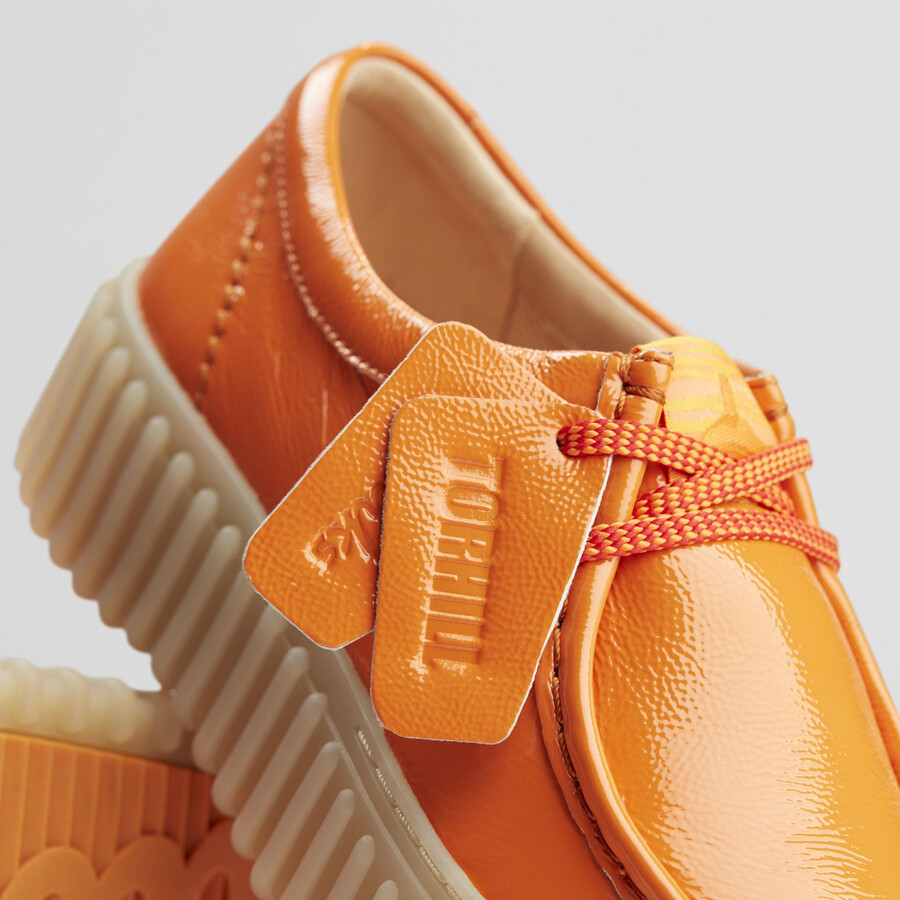 torhill bee - orange patent