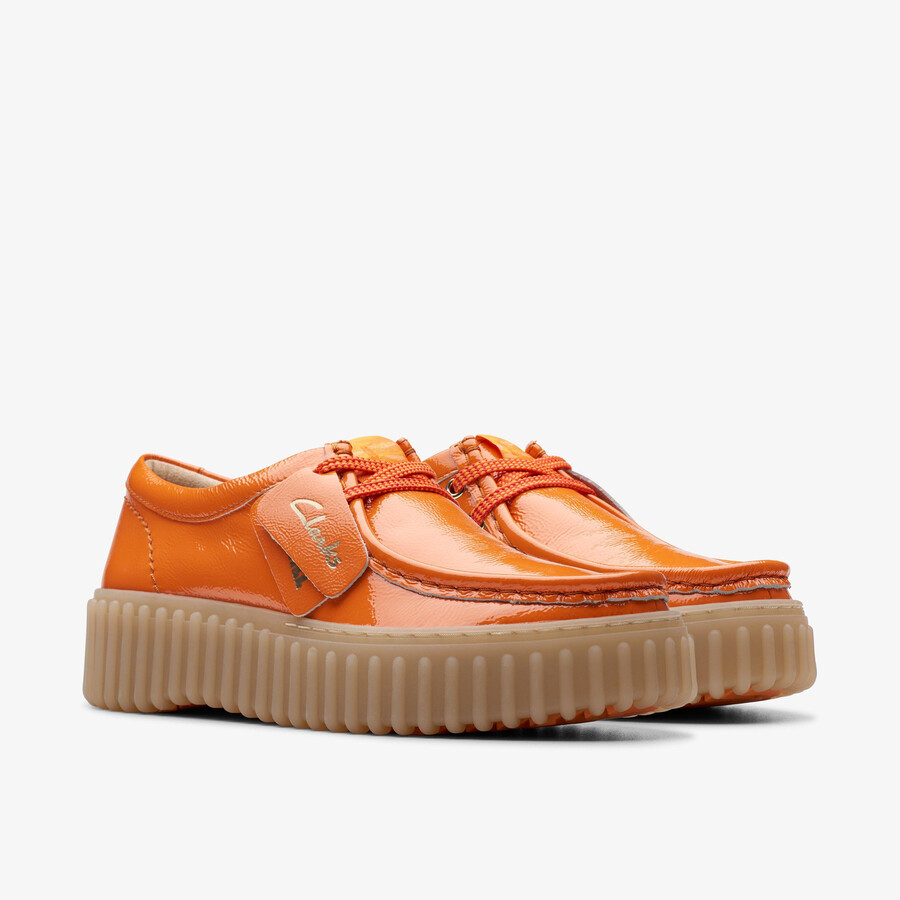 torhill bee - orange patent