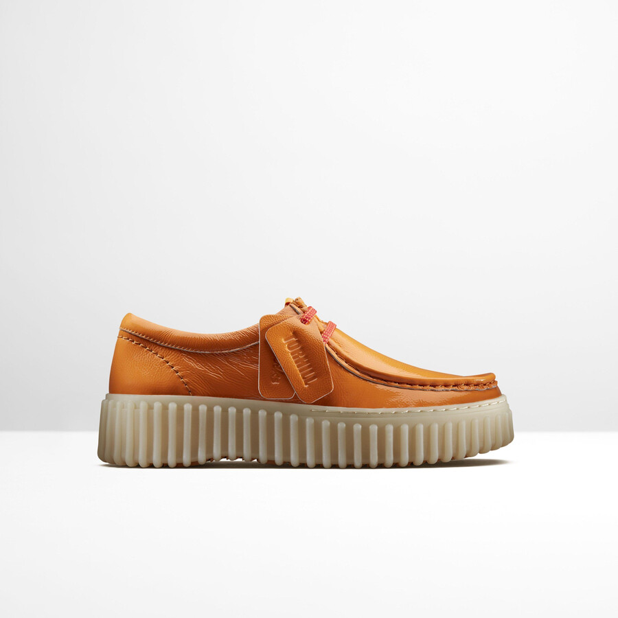 torhill bee - orange patent
