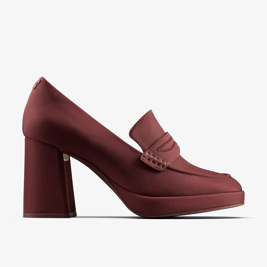 mokasyny martine rose 2 - oxblood textile