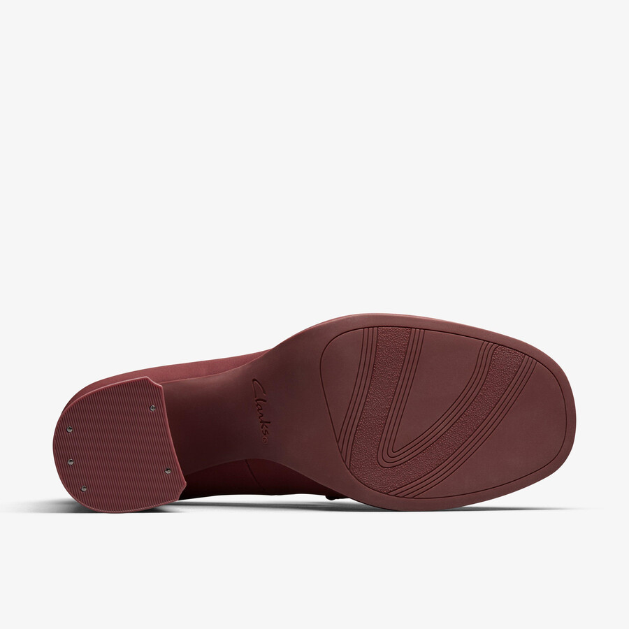 mokasyny martine rose 2 - oxblood textile