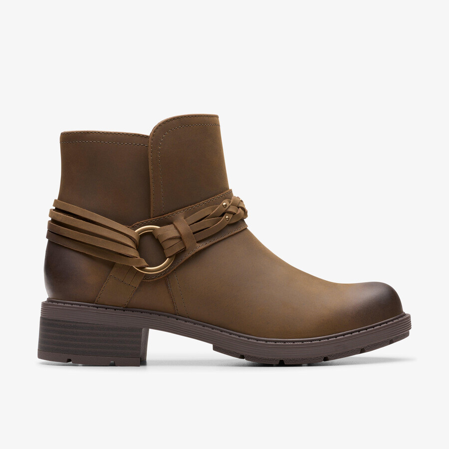 botki hearth kaylie w kolorze mushroom oily