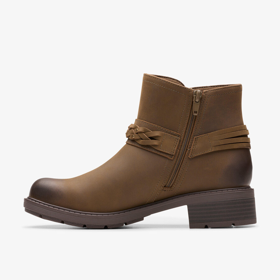 botki hearth kaylie w kolorze mushroom oily