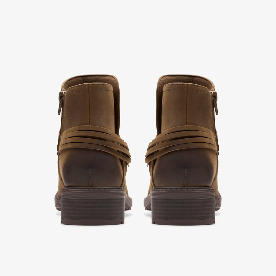 botki hearth kaylie w kolorze mushroom oily
