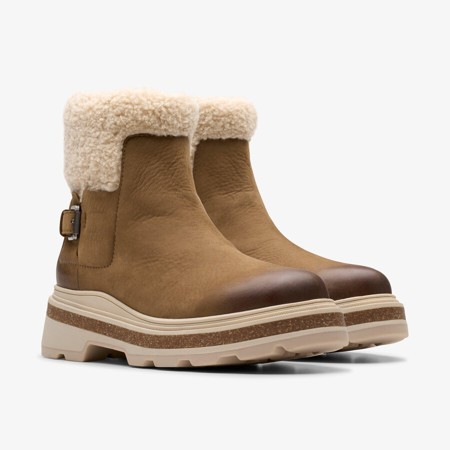 hencroft madi waterproof - dark sand warmlined