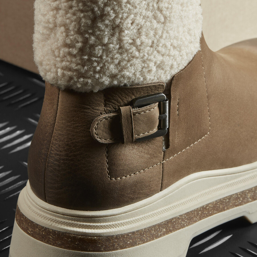 hencroft madi waterproof - dark sand warmlined