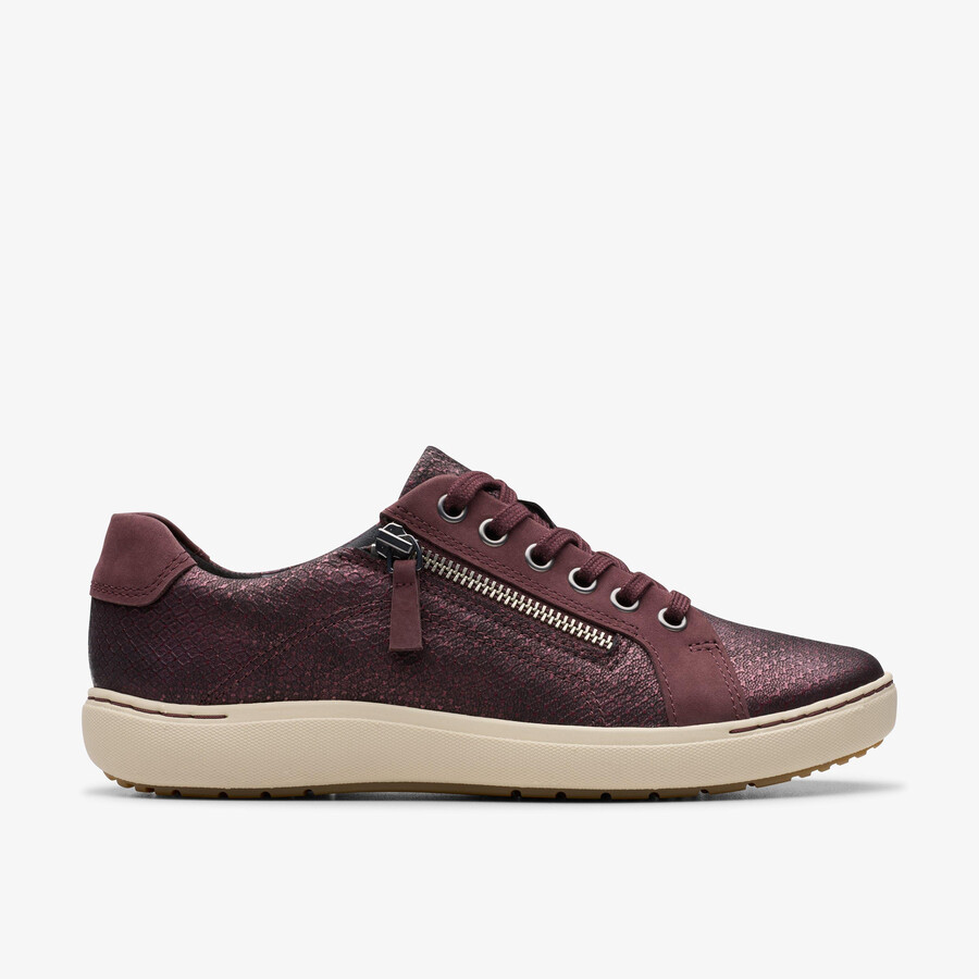 nalle lace - wine interest leather