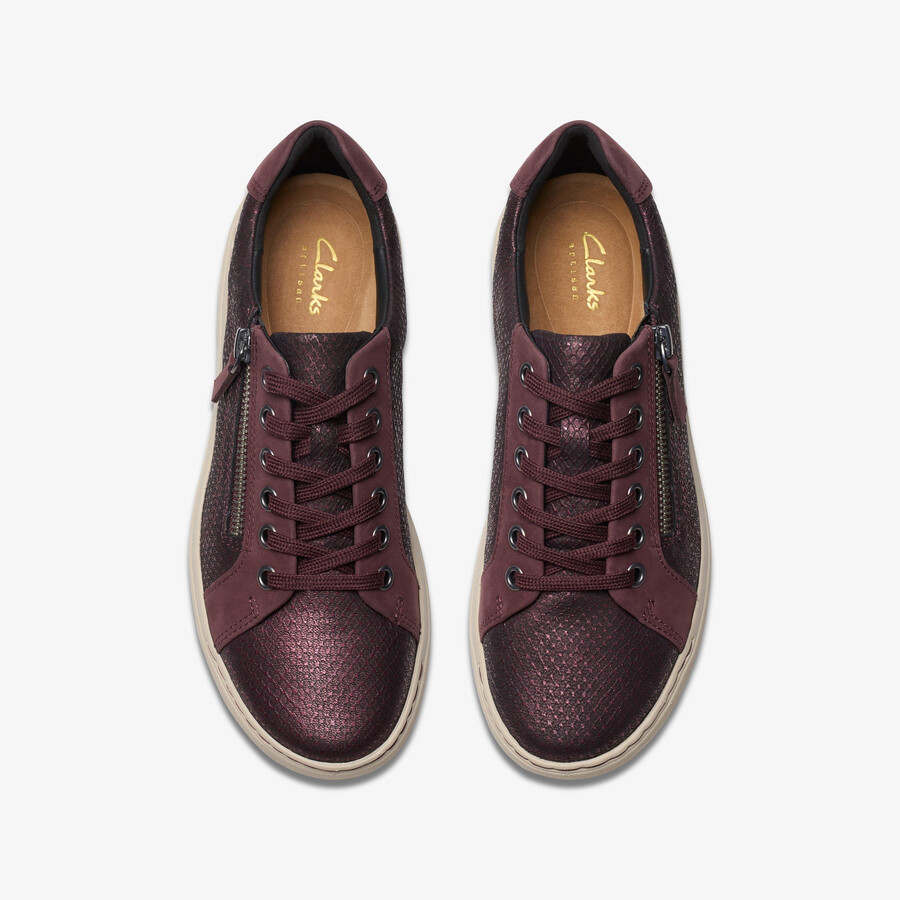 nalle lace - wine interest leather