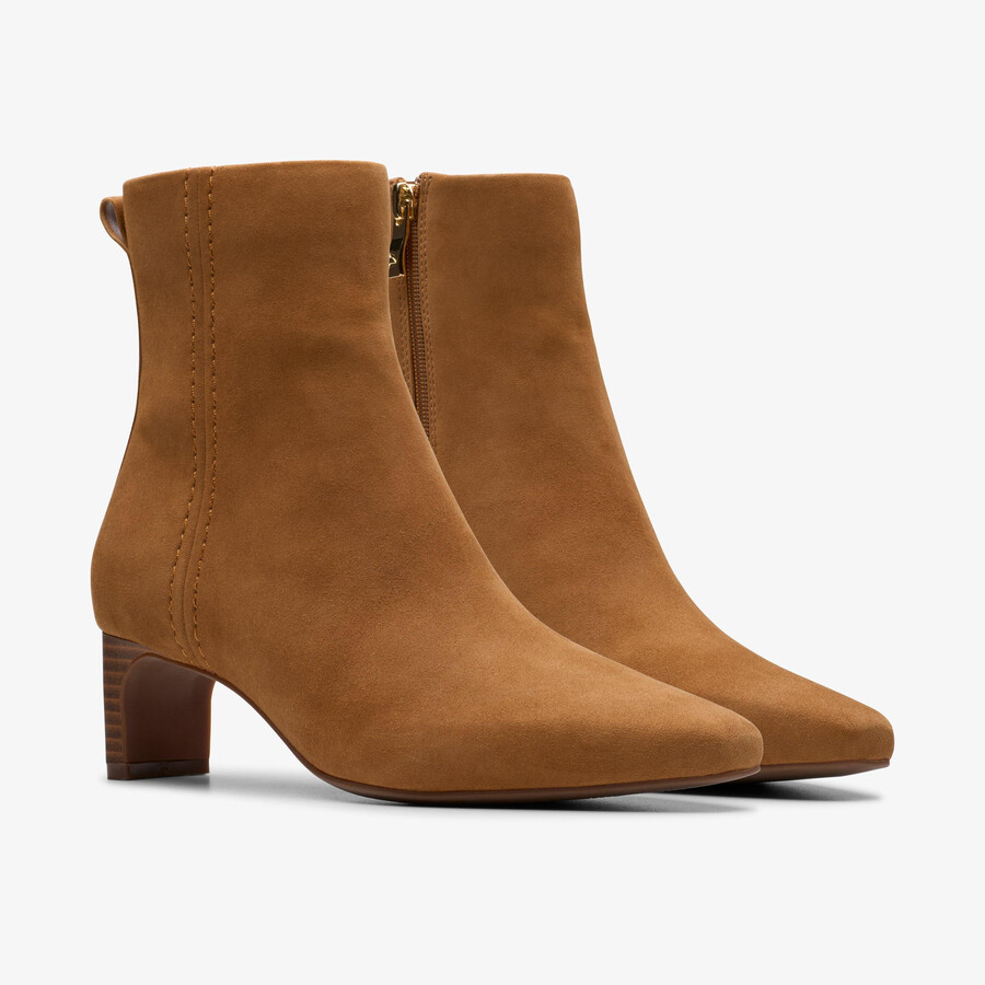 edina up - tan suede