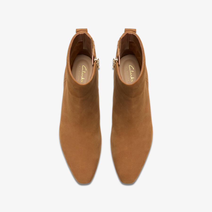 edina up - tan suede