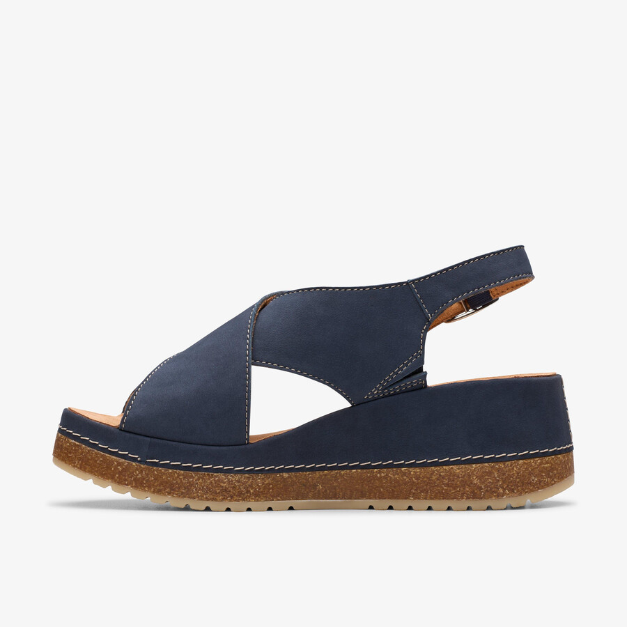 kassanda step - granatowy nubuk
