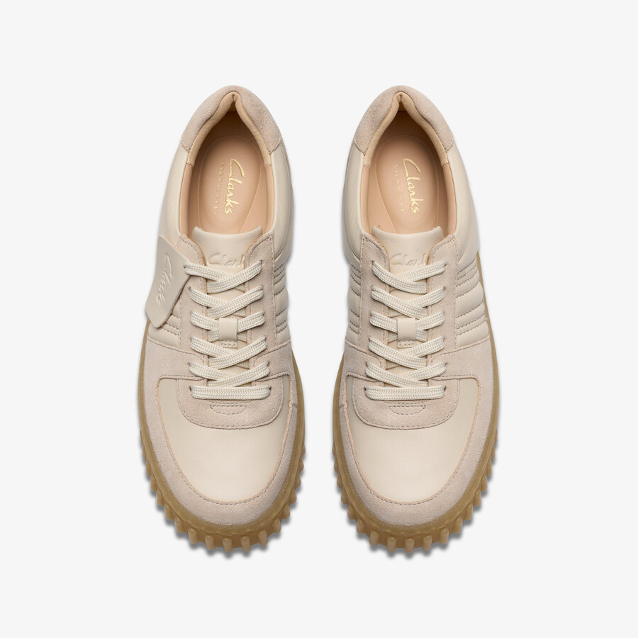 mayhill lace - sand combination leather