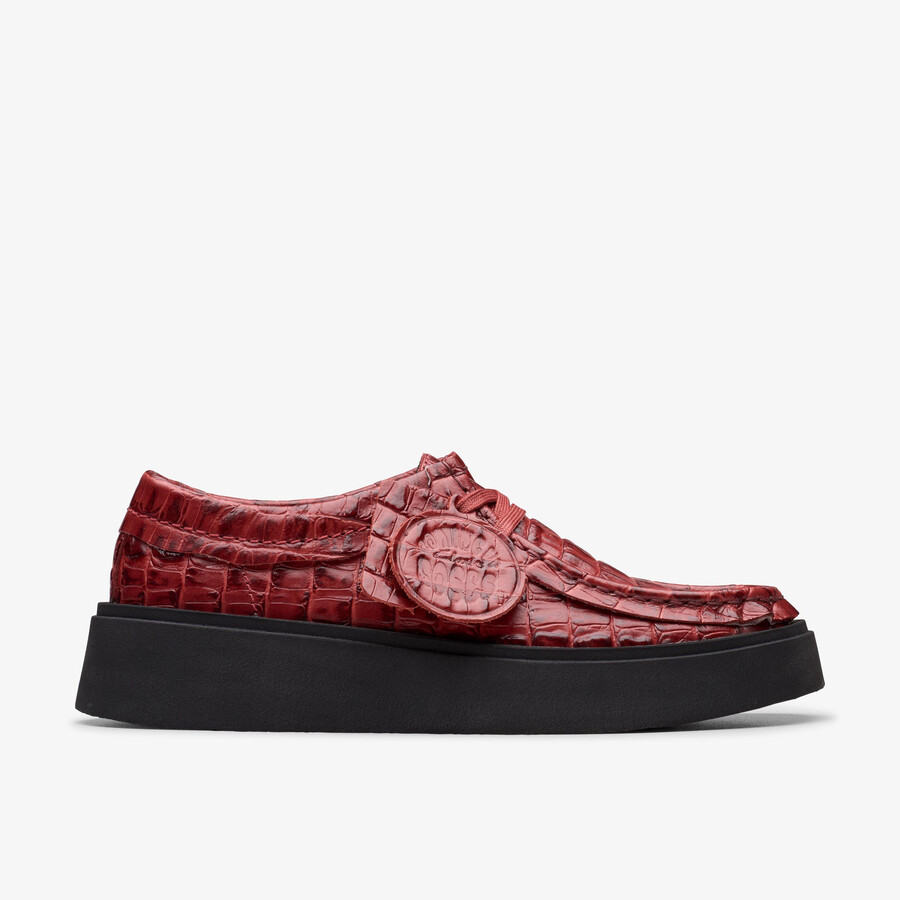 martine rose torview womens - burgundy leather