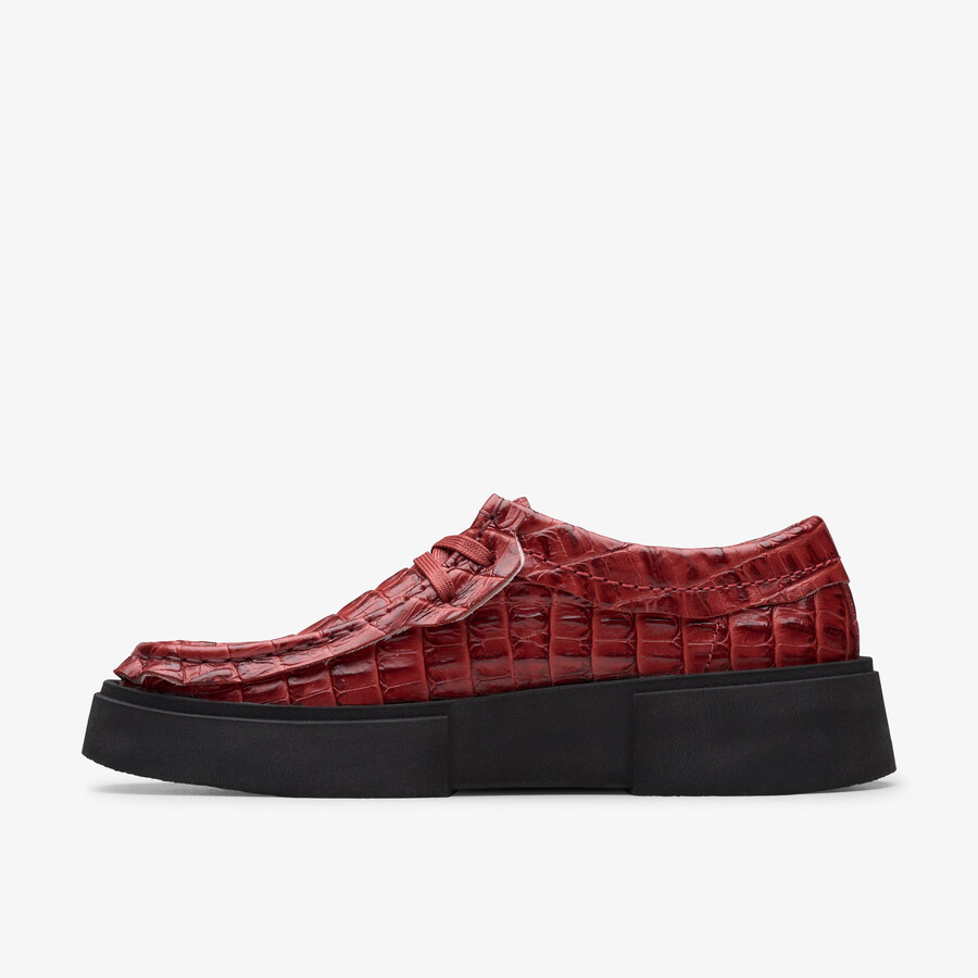 martine rose torview womens - burgundy leather