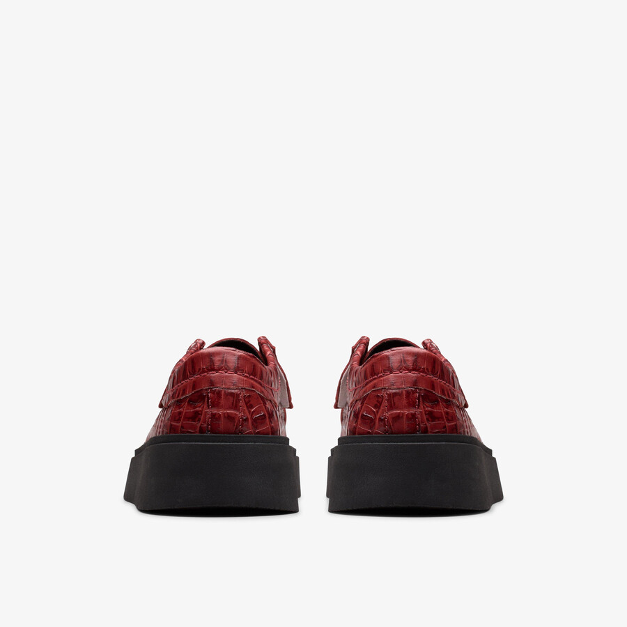 martine rose torview womens - burgundy leather